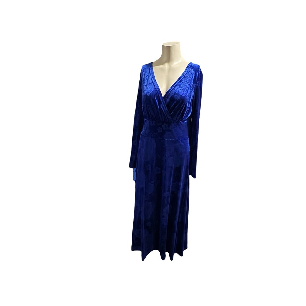 XL  Royal Blue Maxi Dress